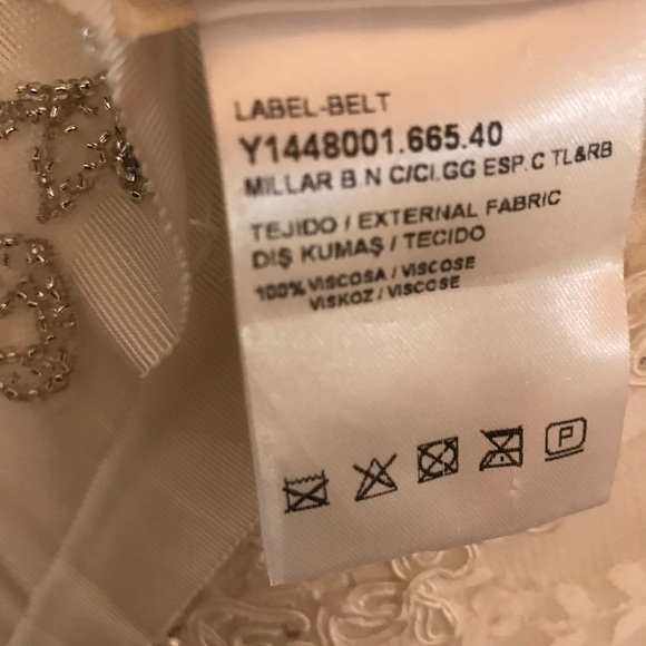 La SPOSA PRONOVIAS Belt only, MILLAR, off white, Grosgrain ribbon. - Picture 14 of 15